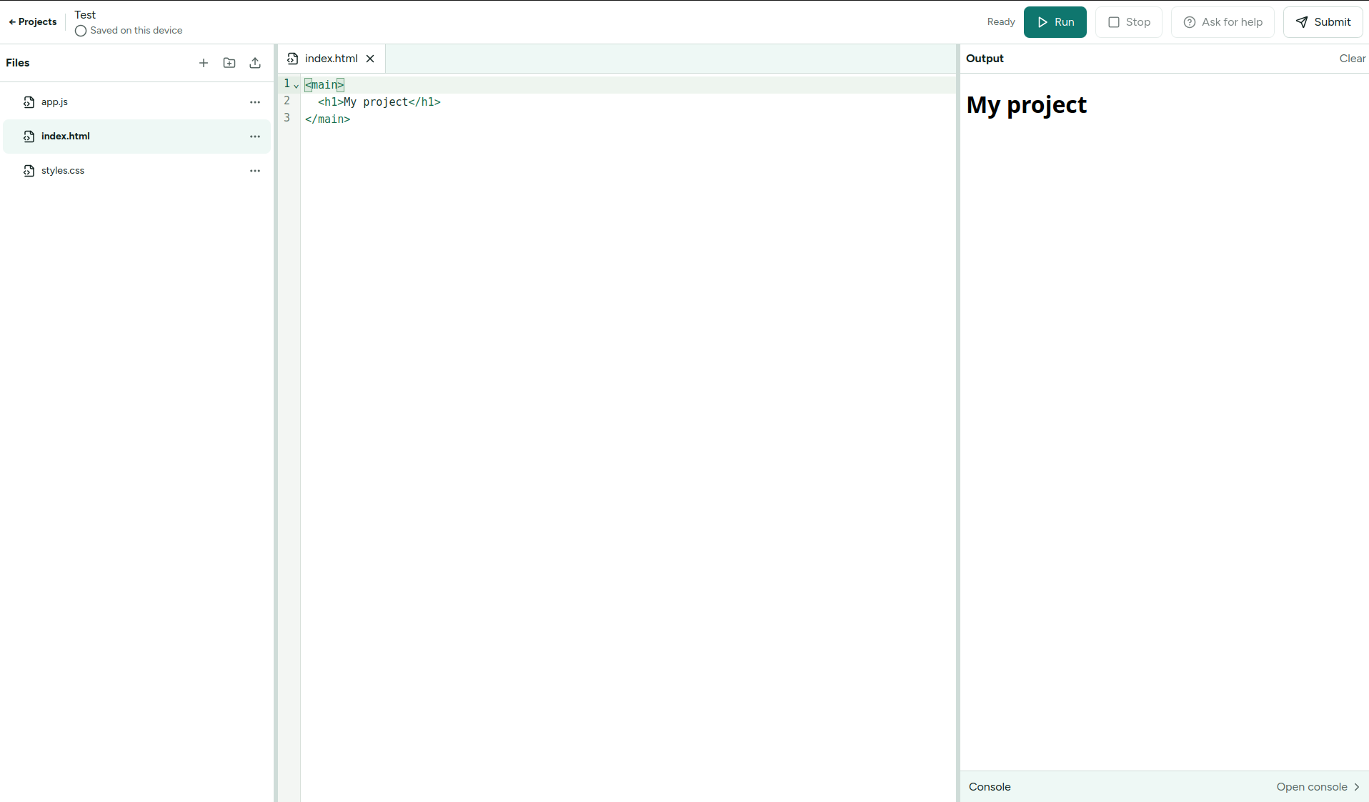 LearnKit HTML project workspace